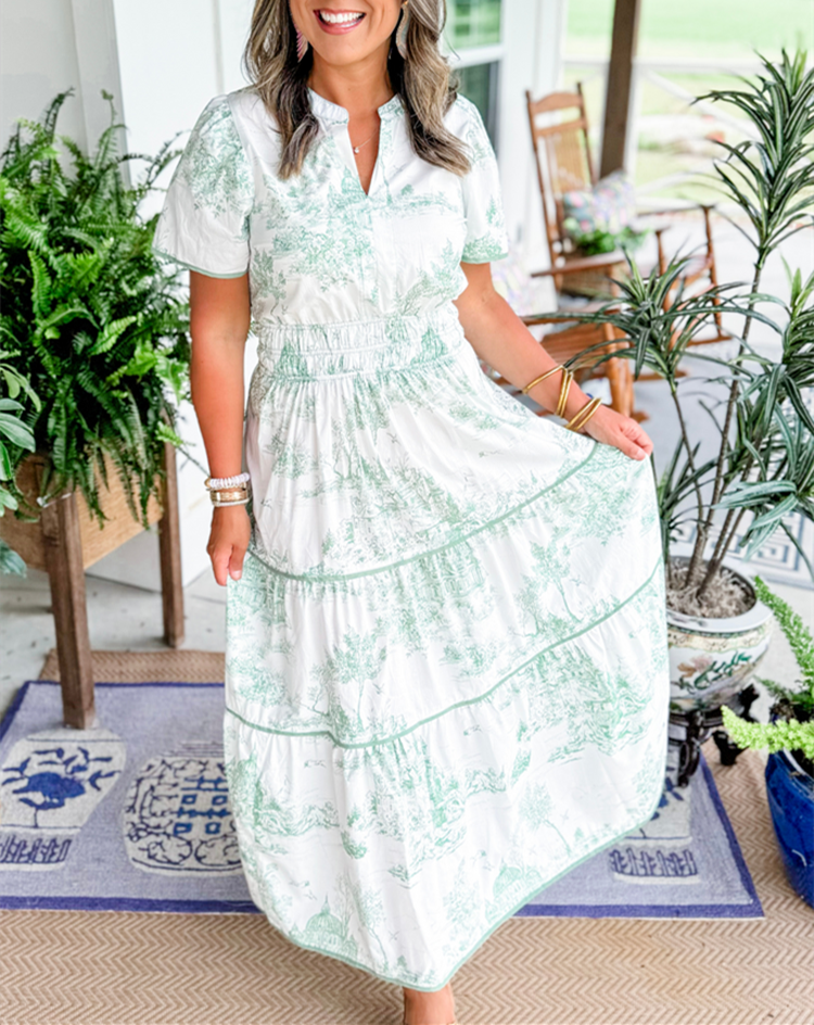 Tammy | Classic Toile Maxi