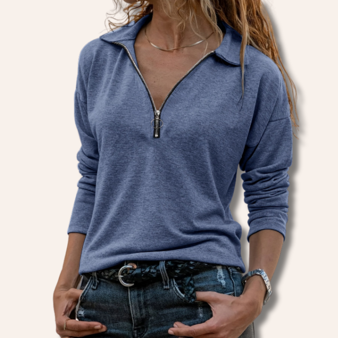Sheila | Long-Sleeved Half Zip