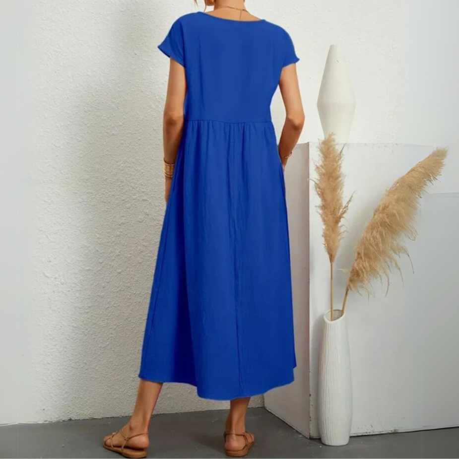 Laurie | Premium Cotton Midi Dress