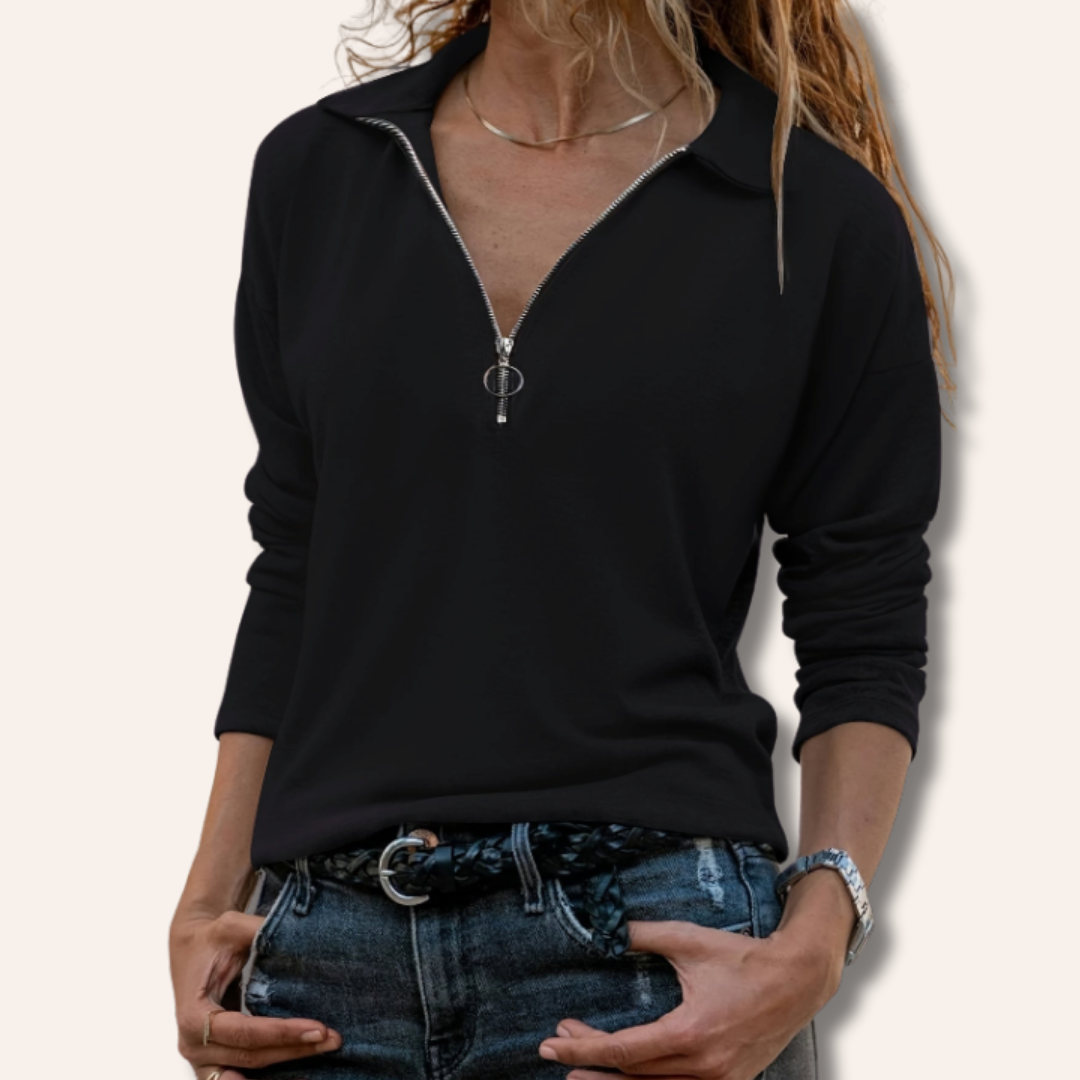 Sheila | Long-Sleeved Half Zip