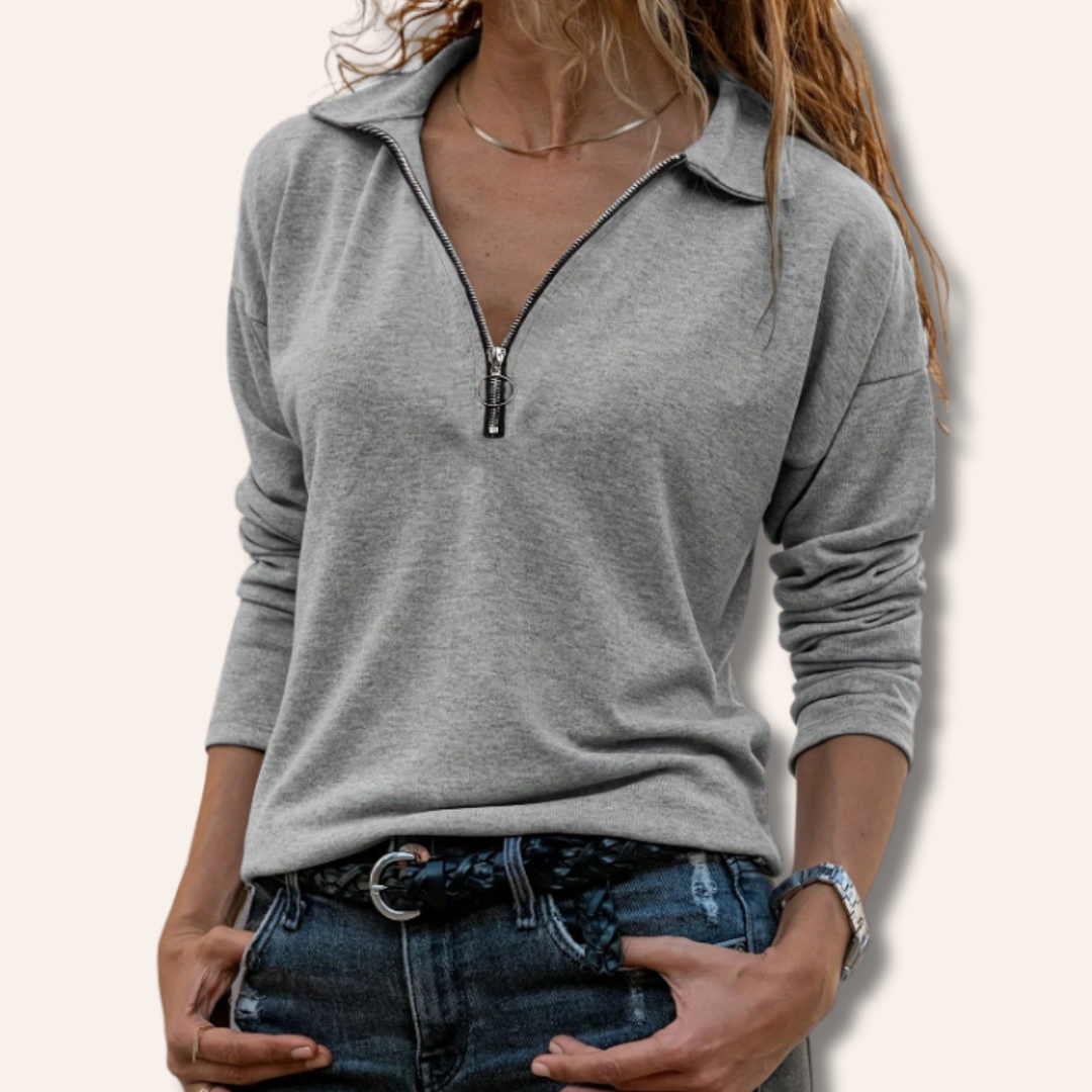 Sheila | Long-Sleeved Half Zip