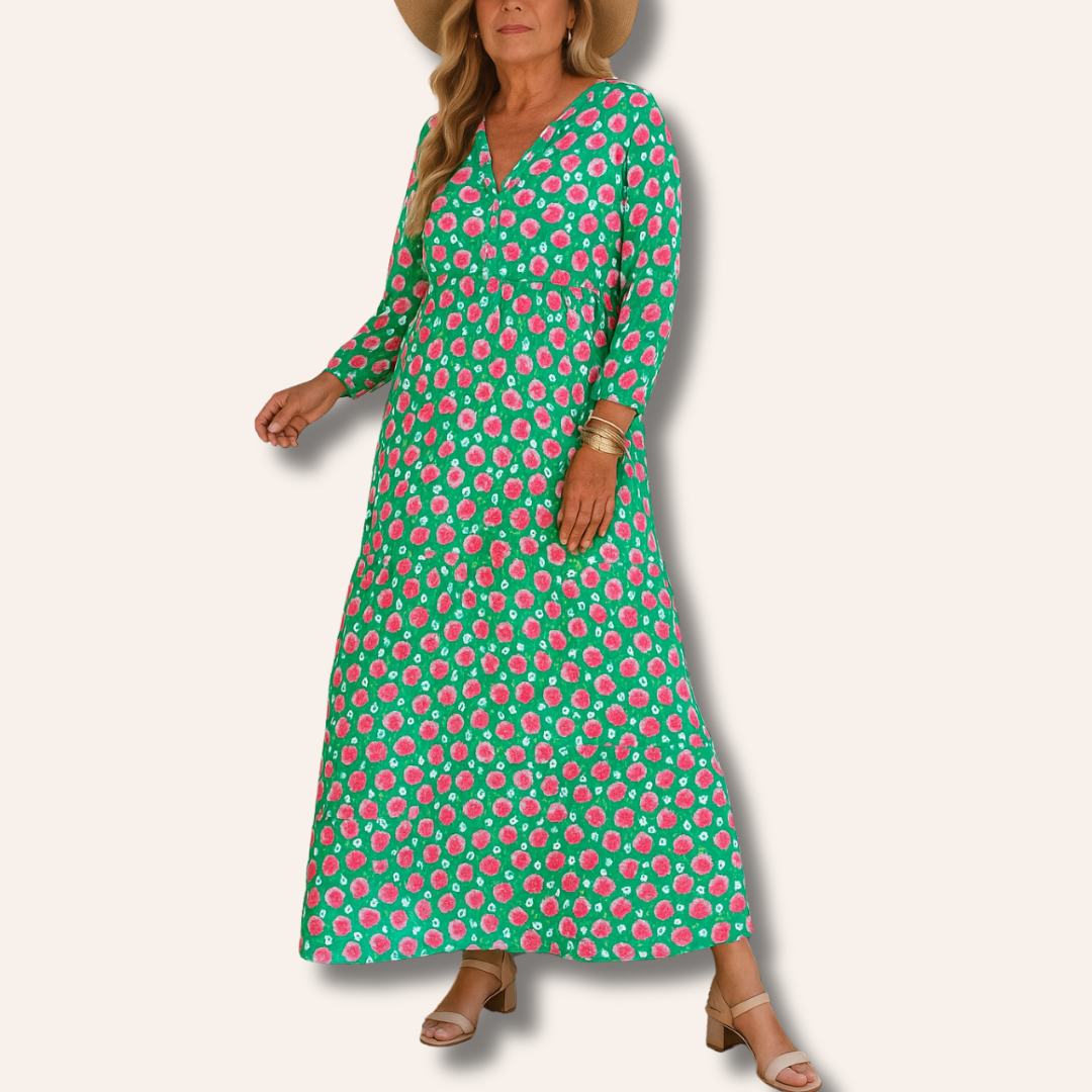 Megan | Graceful Bloom Maxi Dress