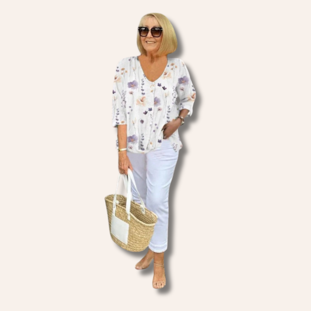 Lilou | Bloom Button Blouse