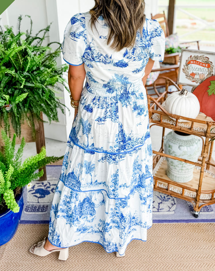 Tammy | Classic Toile Maxi