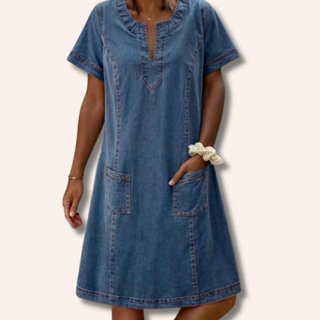 Tess | Soft Denim Dress