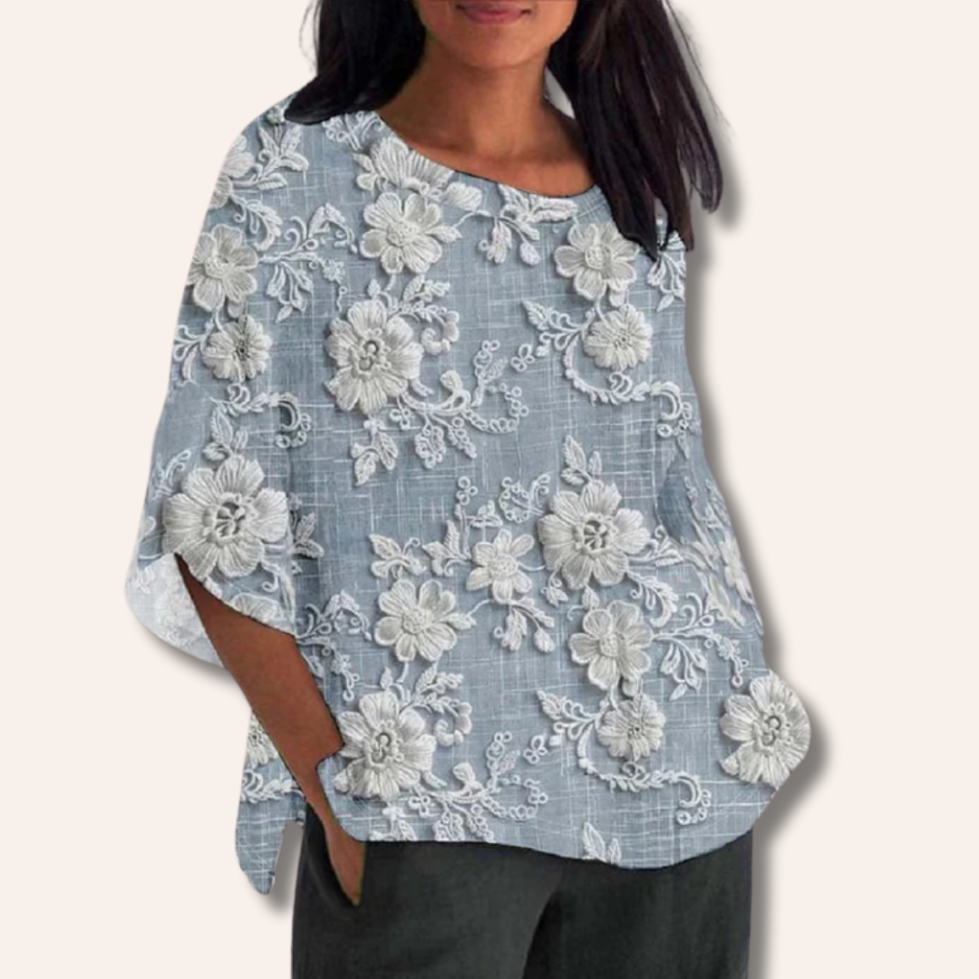 Bella | Vintage Printed Top