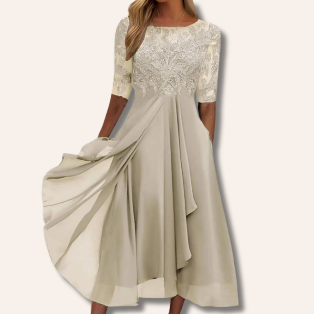 Marielle | Premium Embroidered Dress