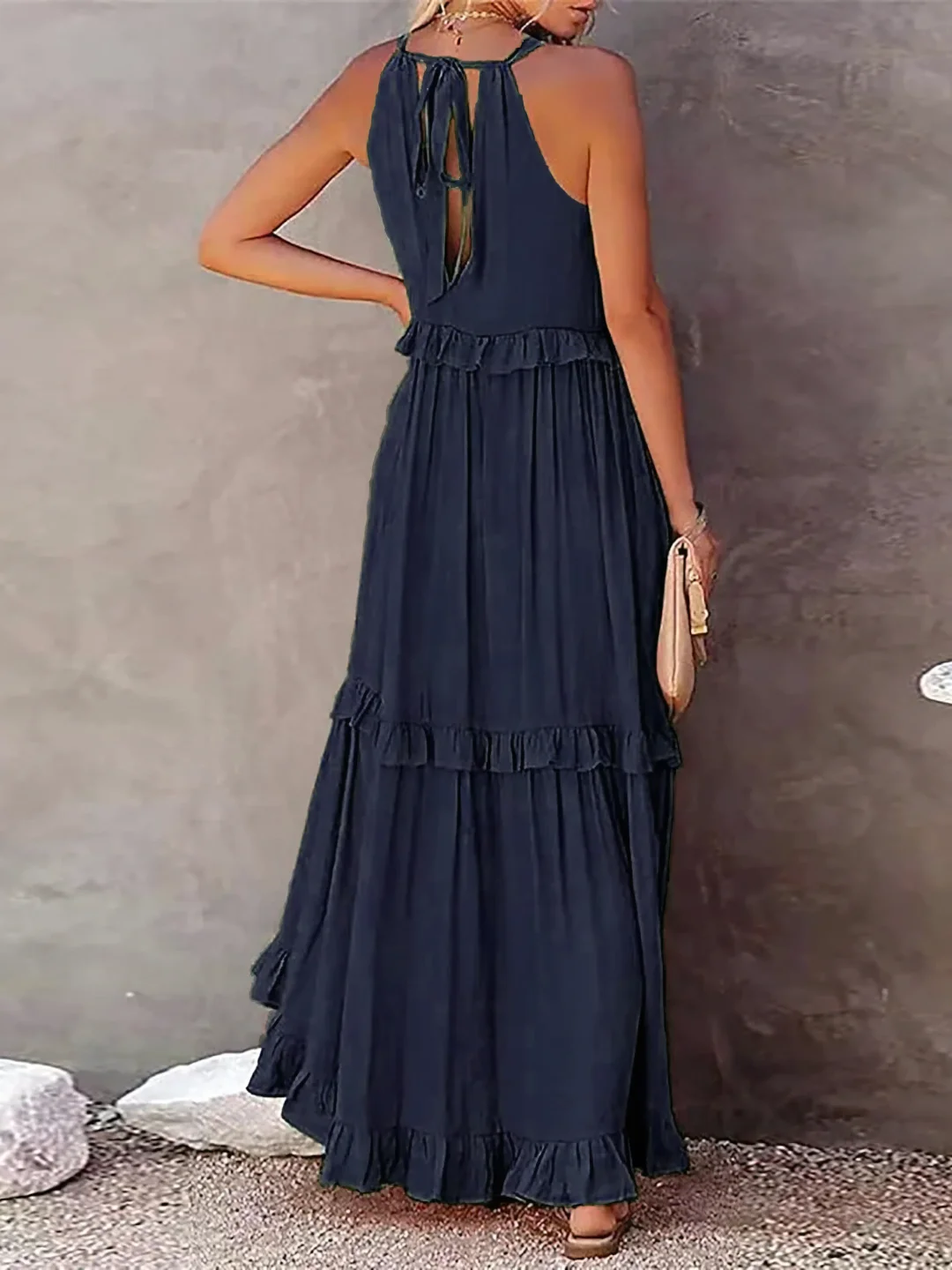 Naomi | Ruffle Breeze Maxi Dress