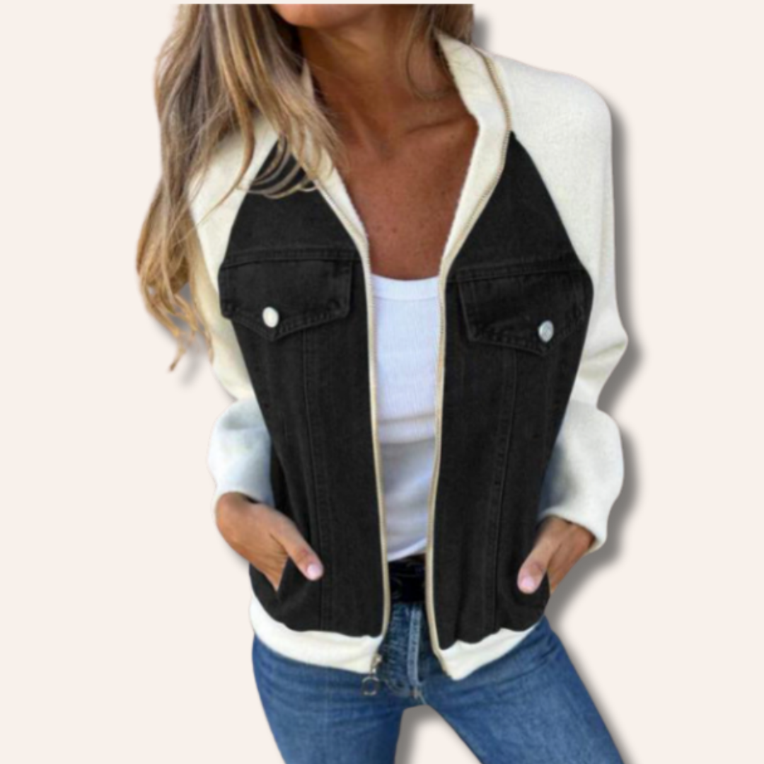 Eloise | Casual Half-Denim Jacket