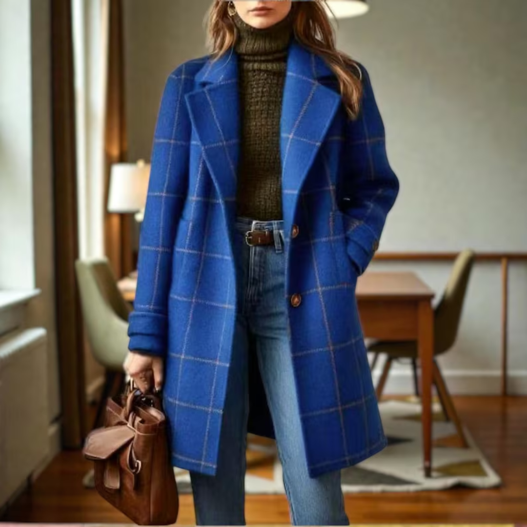 Catherine | Heritage Plaid Tweed Coat