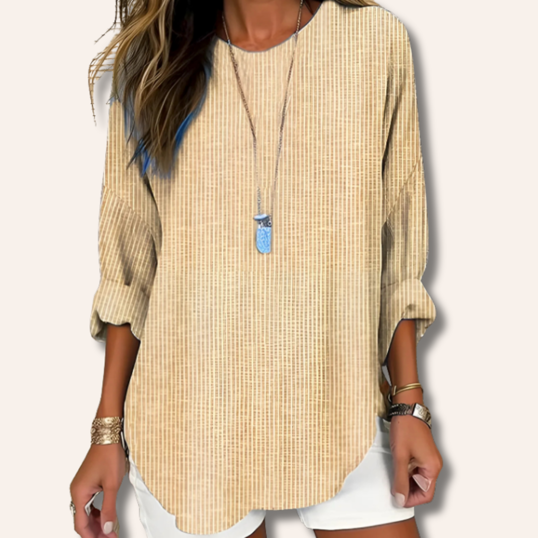 Karen | Trendy Striped Blouse