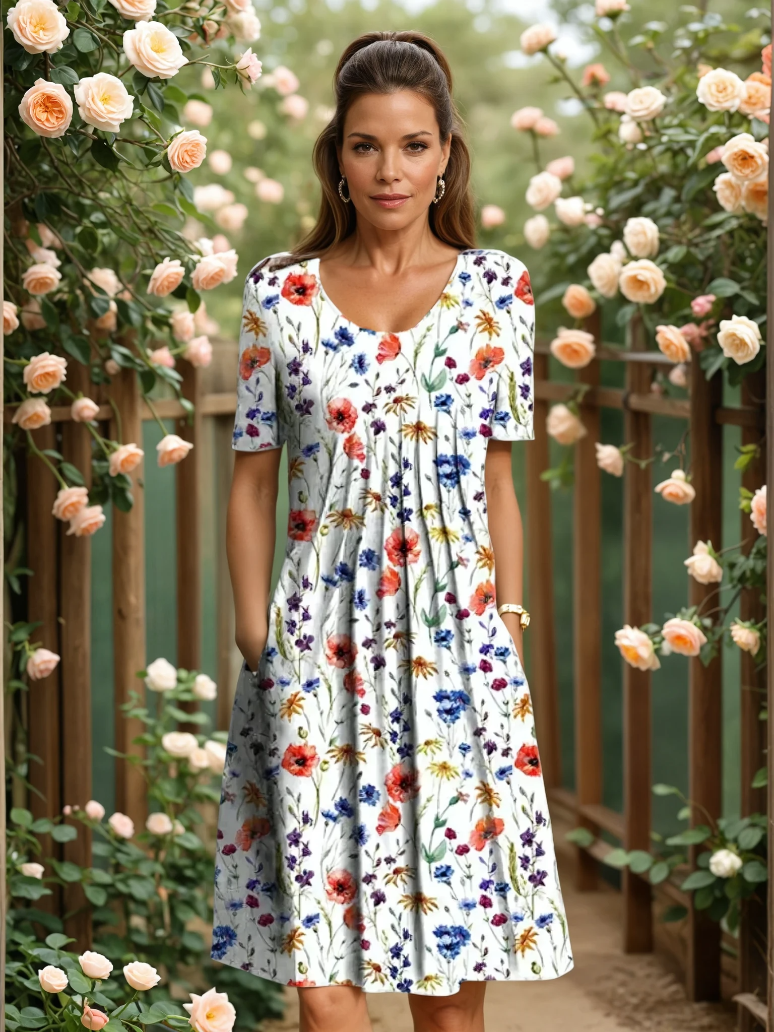 Vera | Elegant Flower Dress