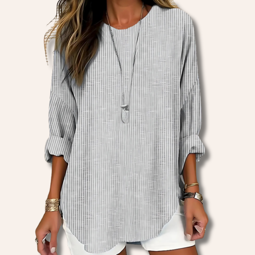 Karen | Trendy Striped Blouse