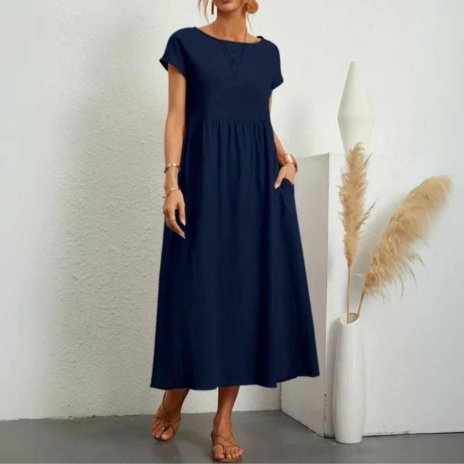 Laurie | Premium Cotton Midi Dress