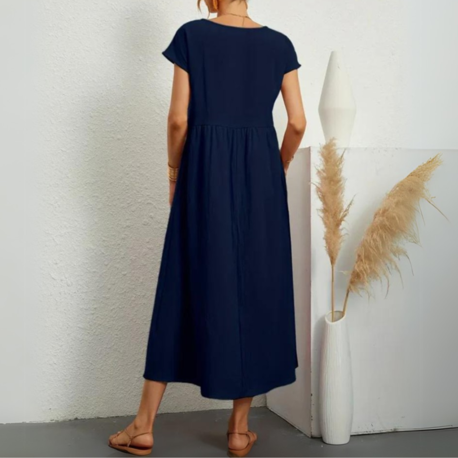 Laurie | Premium Cotton Midi Dress