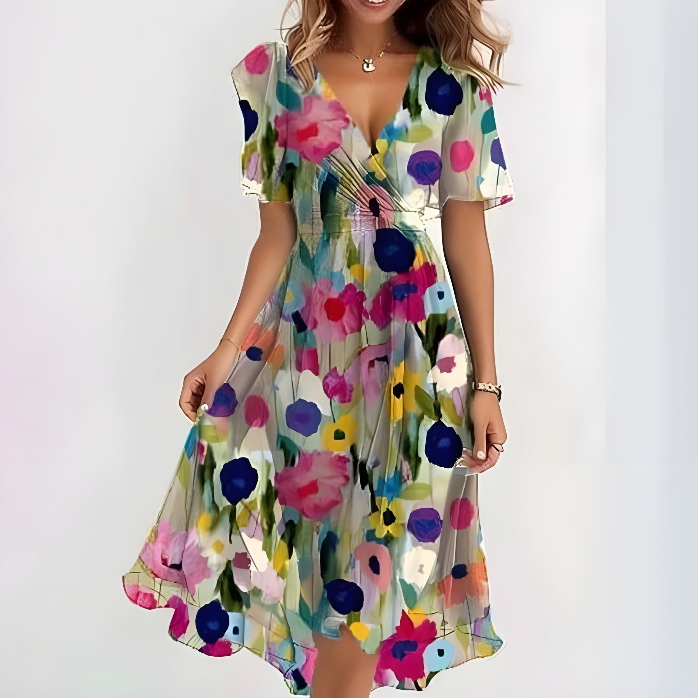 Tory | Colorful Soft Dress