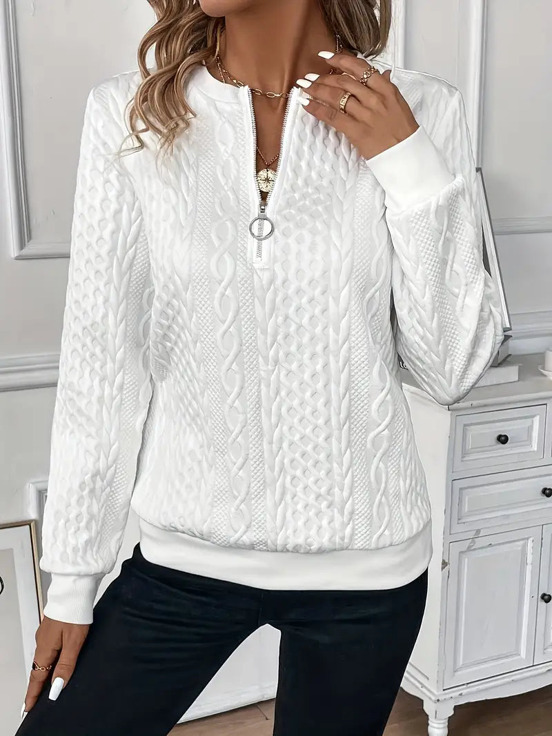 Monica | Elegant Jumper with Zip