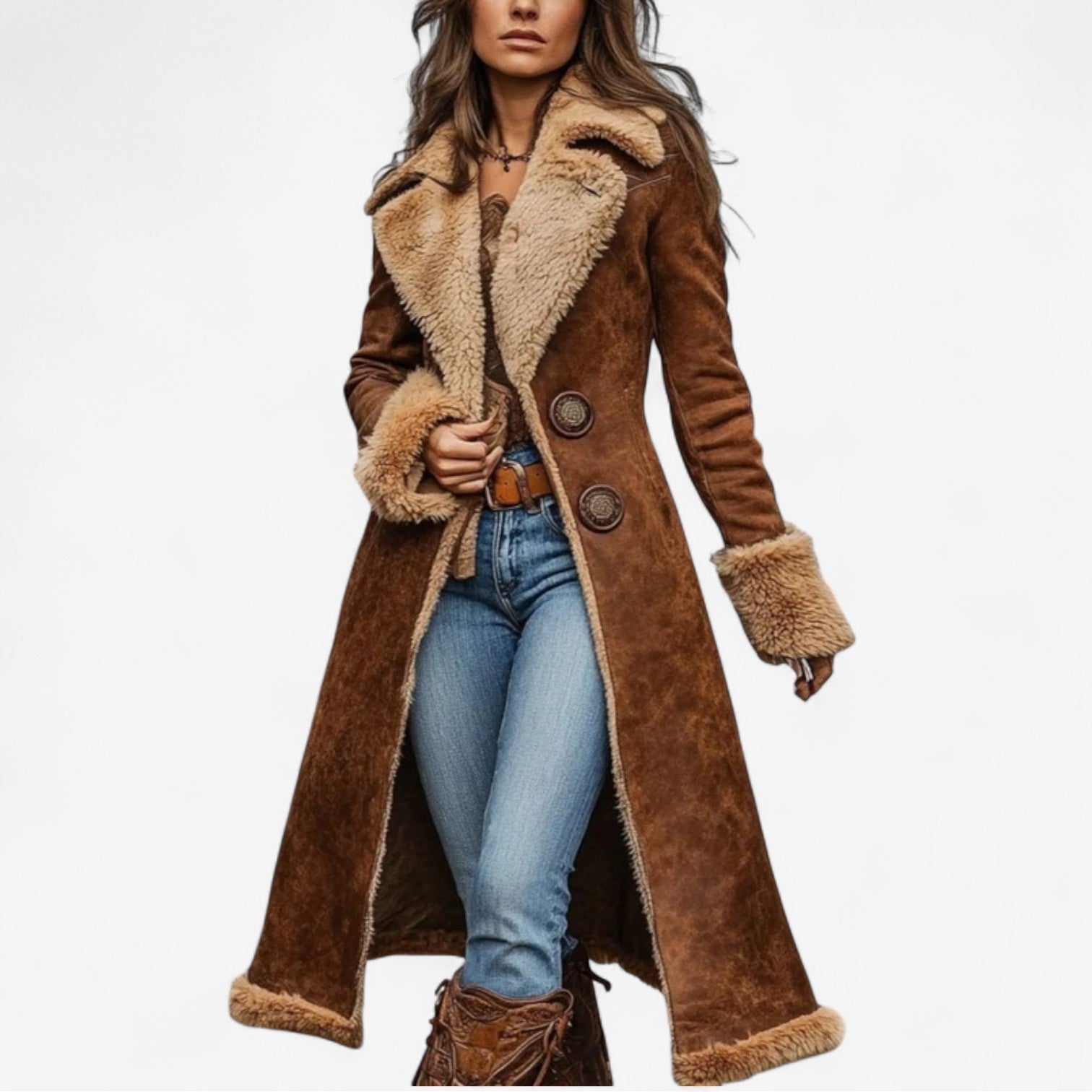 Isabella | Elegant Long Winter Coat