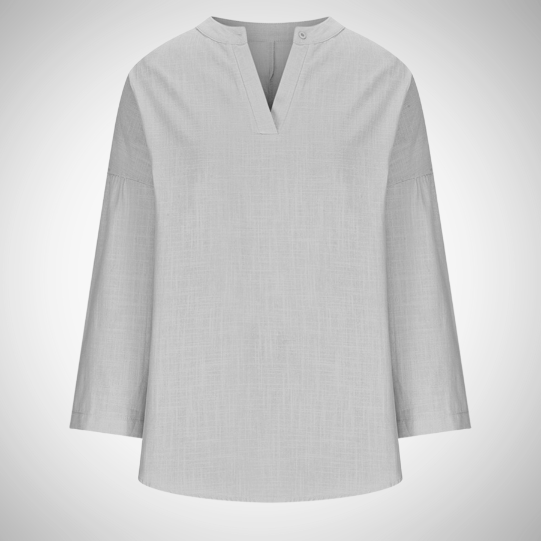 Maureen | Loose Cotton Beach Shirt for Women