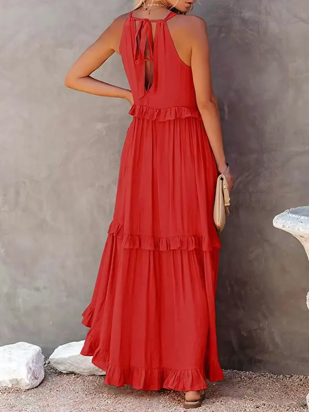 Naomi | Ruffle Breeze Maxi Dress