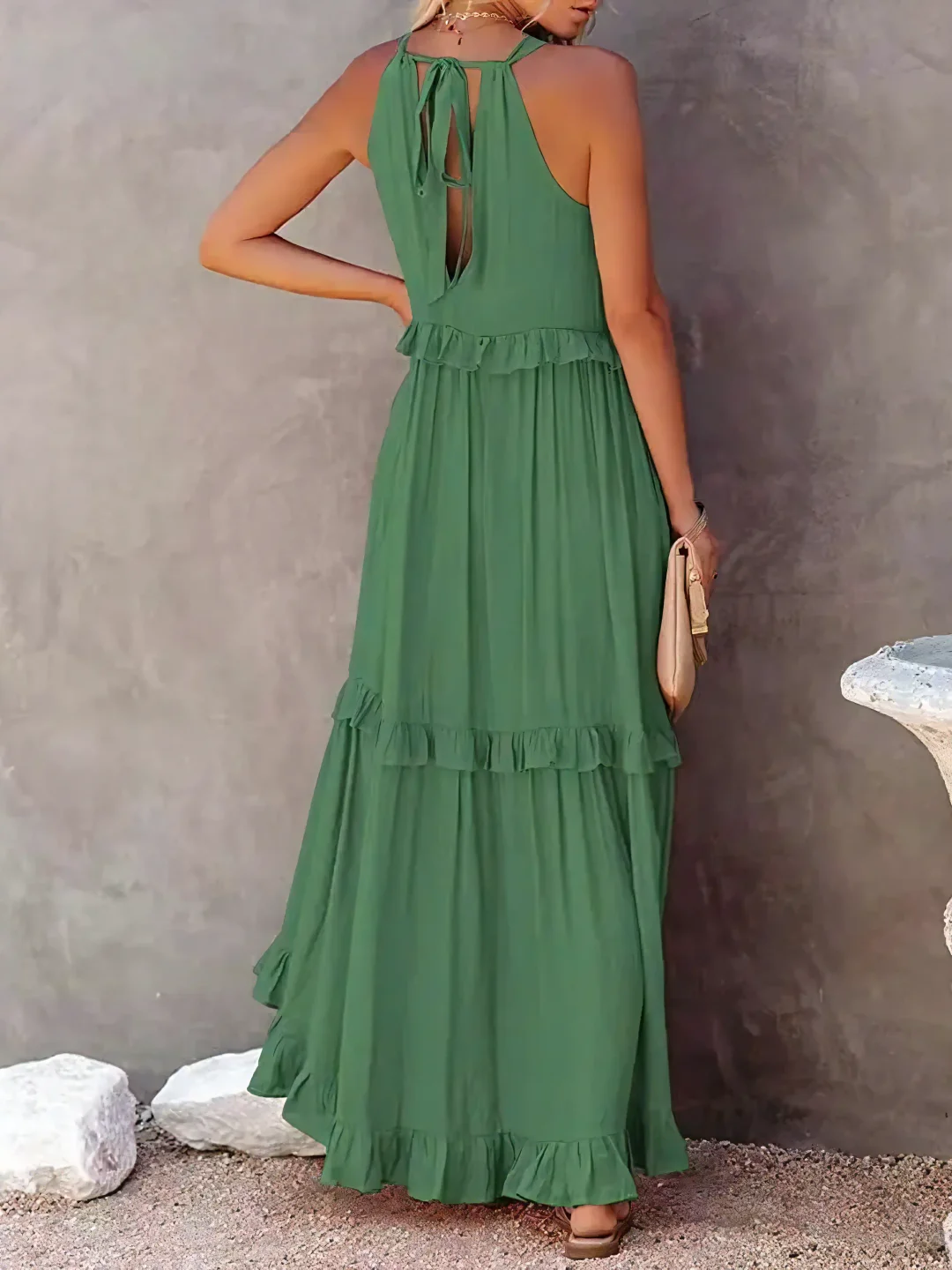 Naomi | Ruffle Breeze Maxi Dress
