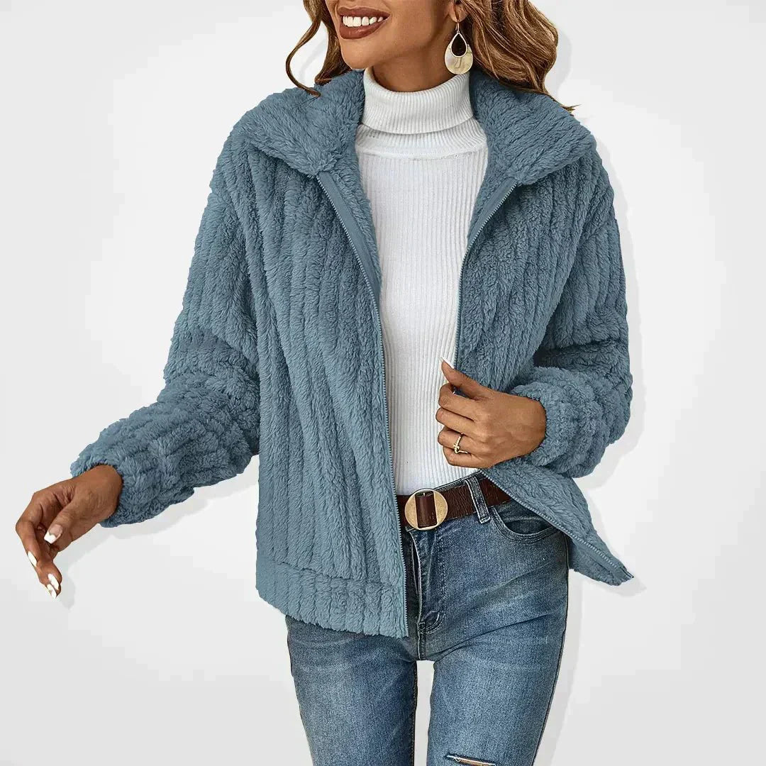 Laura | Casual Fleece Cardigan
