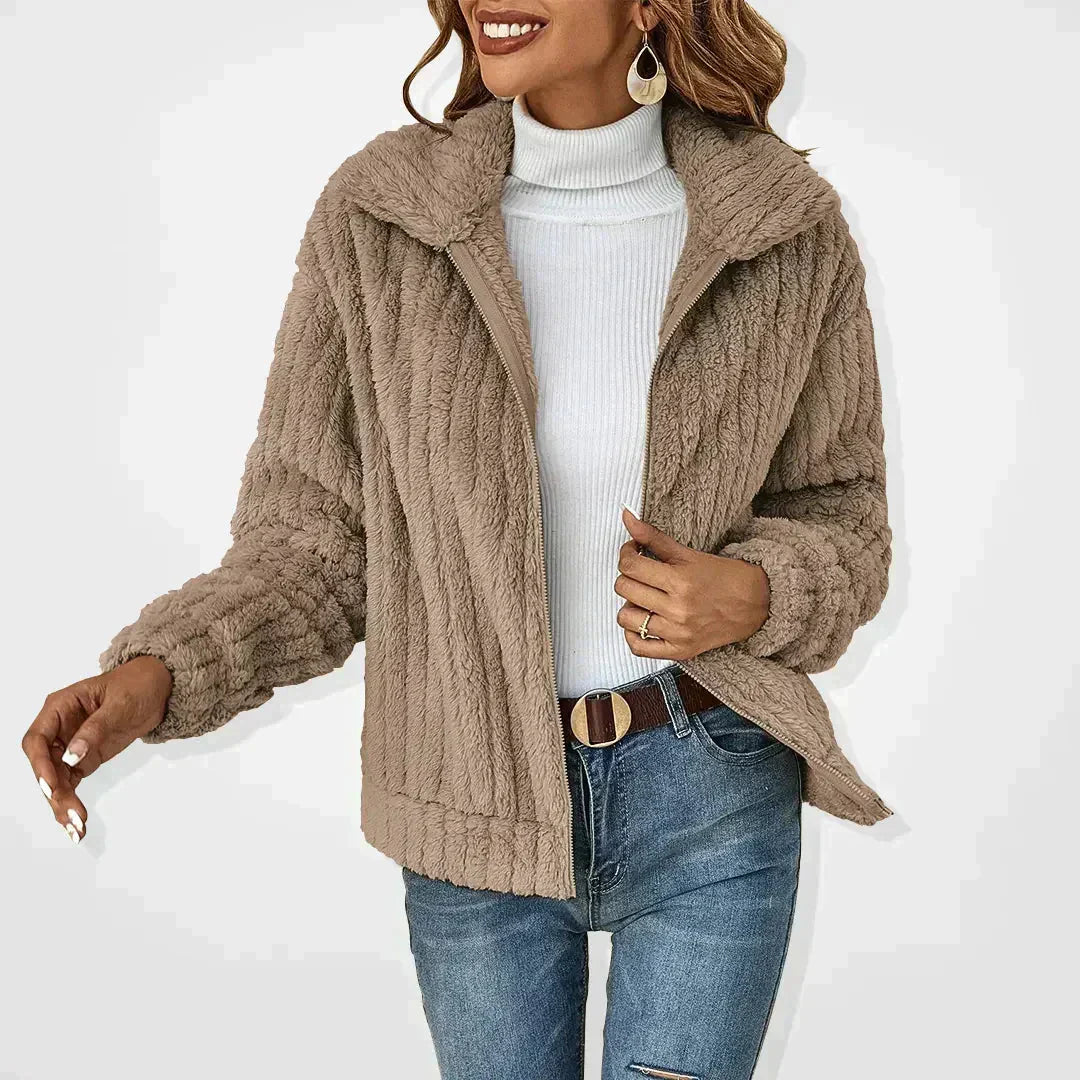 Laura | Casual Fleece Cardigan