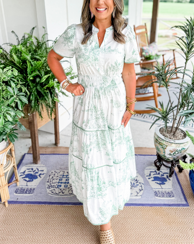 Tammy | Classic Toile Maxi
