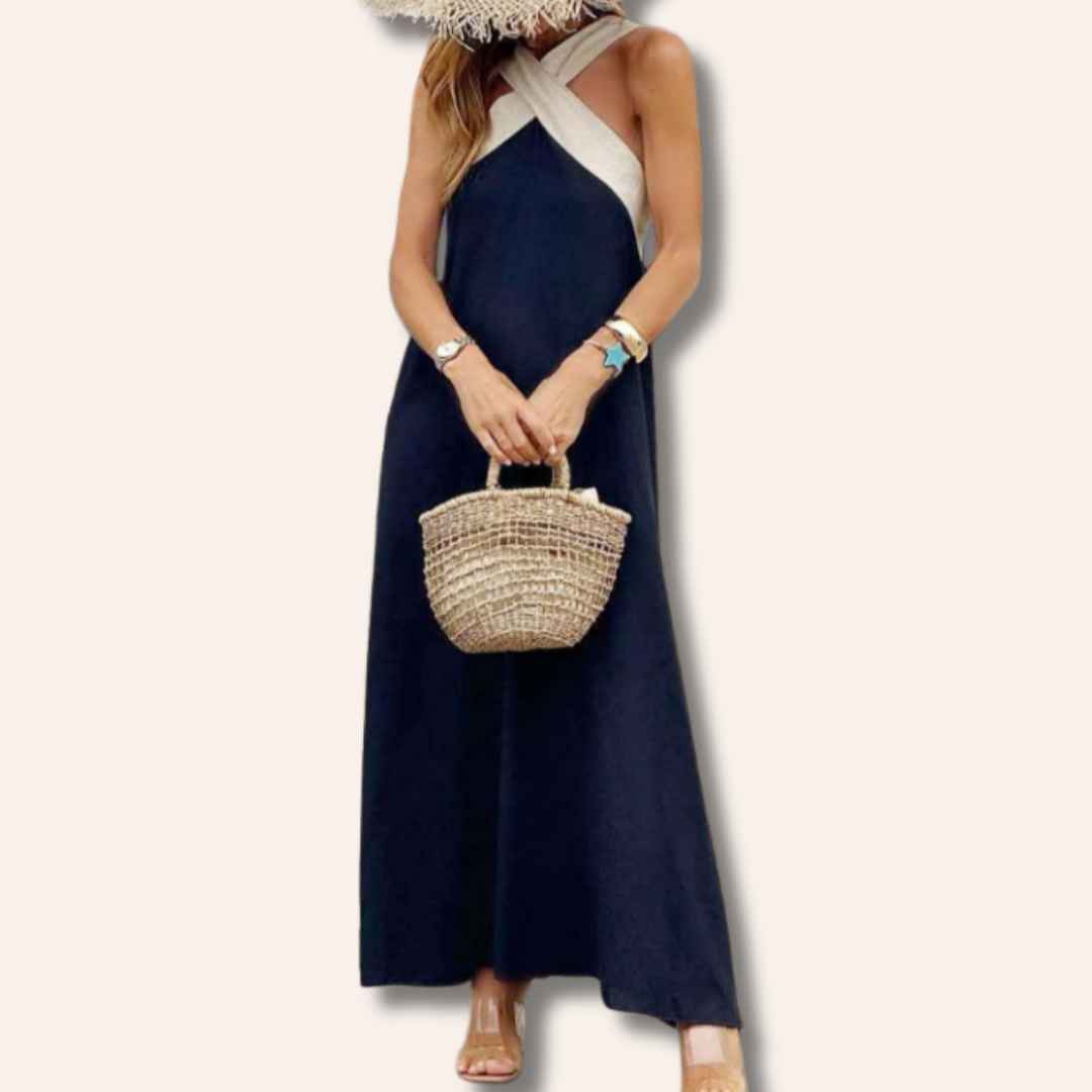 Leni | Cross Neck Dress