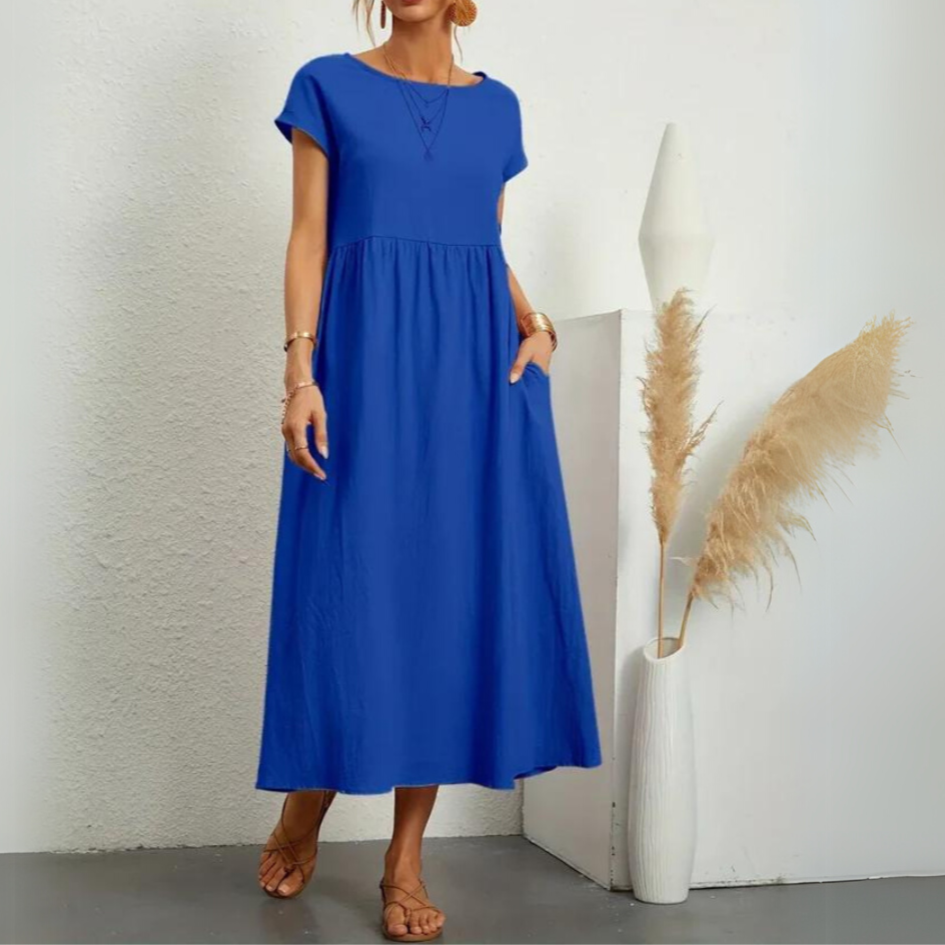 Laurie | Premium Cotton Midi Dress