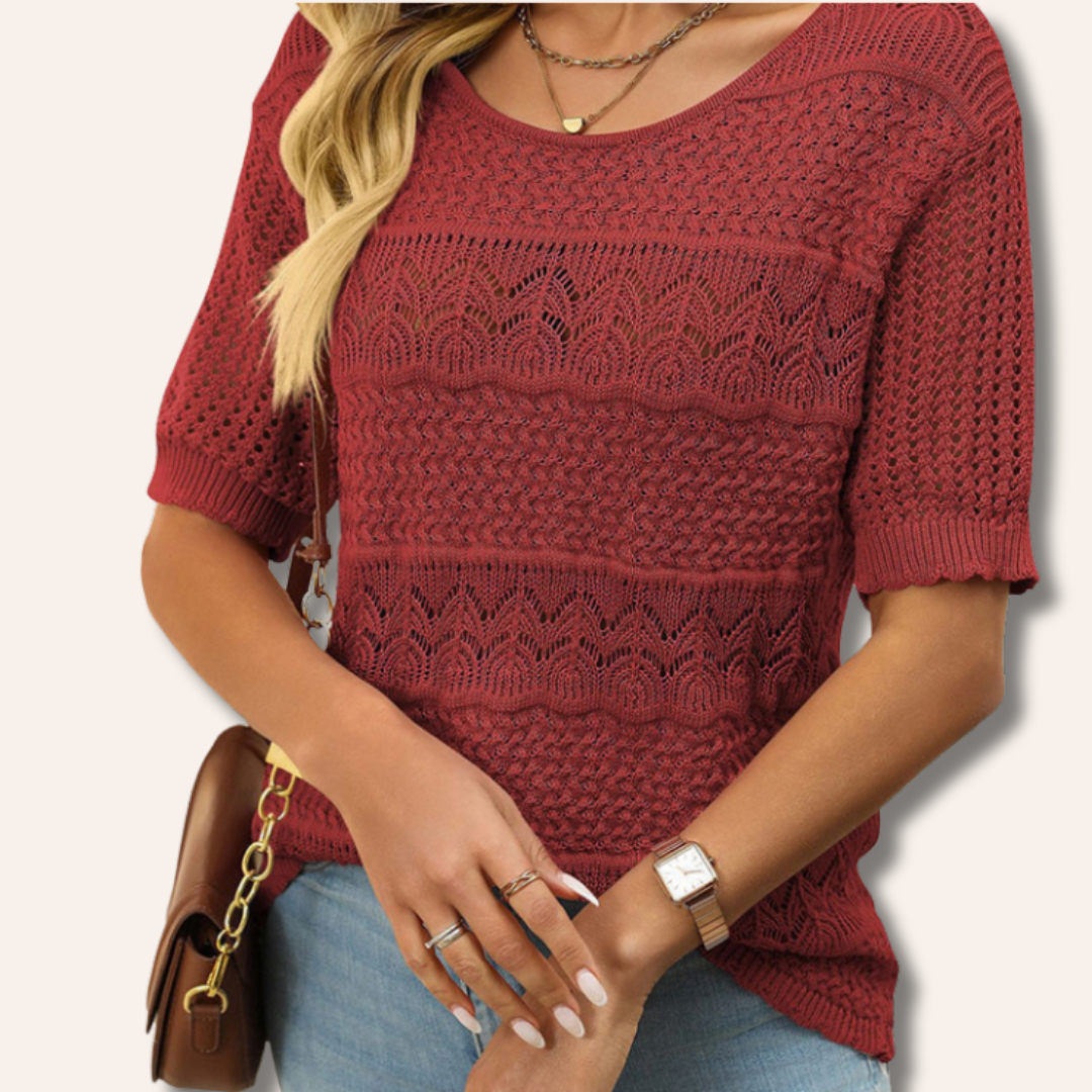 Karen | Knit Crochet Sweater