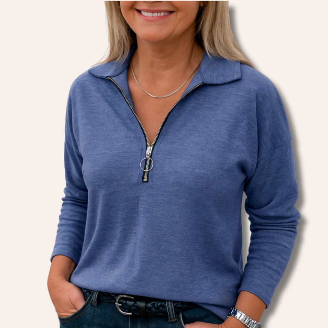 Sheila | Long-Sleeved Half Zip