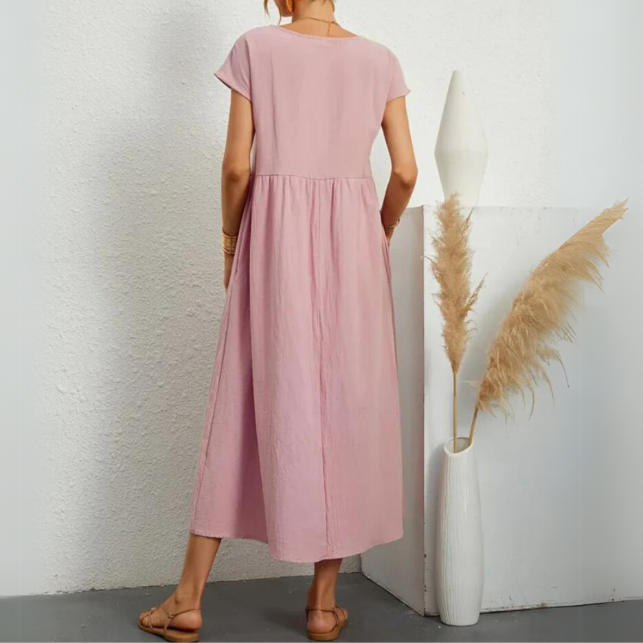 Laurie | Premium Cotton Midi Dress