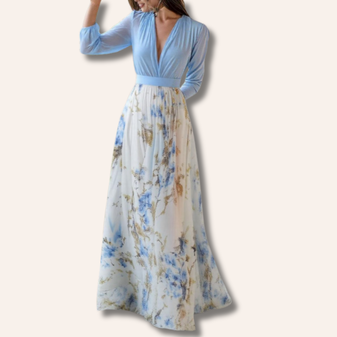 Florence | Long Dress with Floral Print