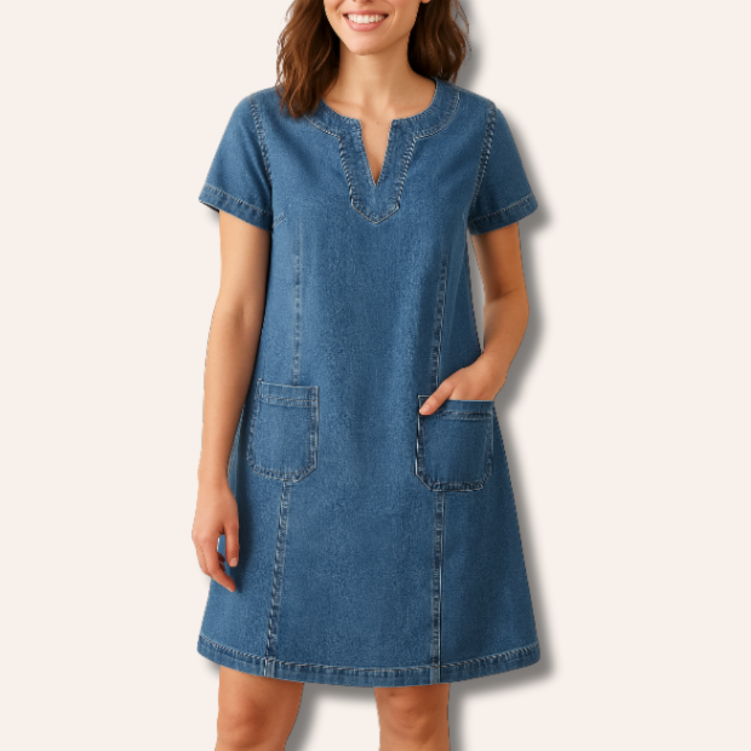 Tess | Soft Denim Dress