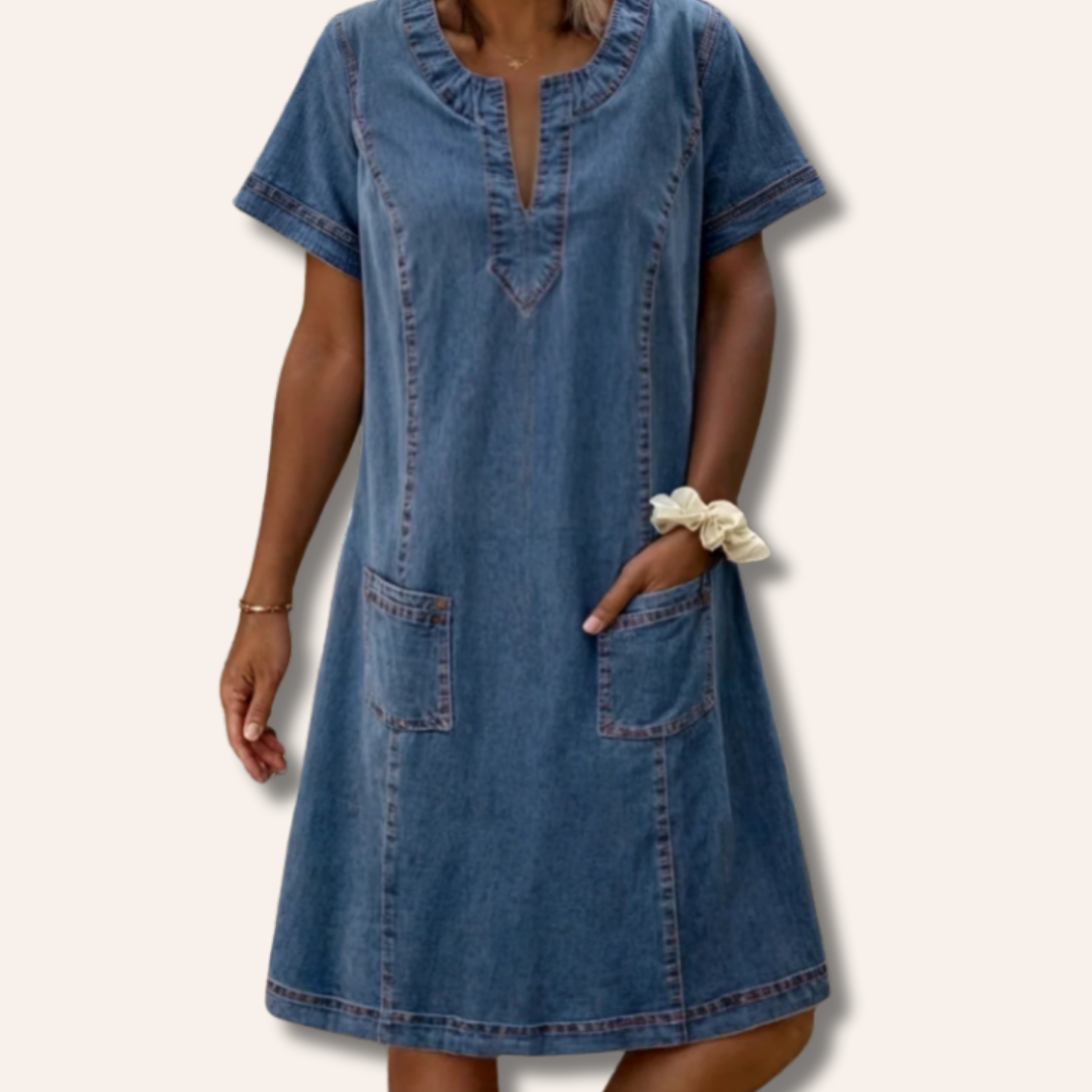 Tess | Soft Denim Dress