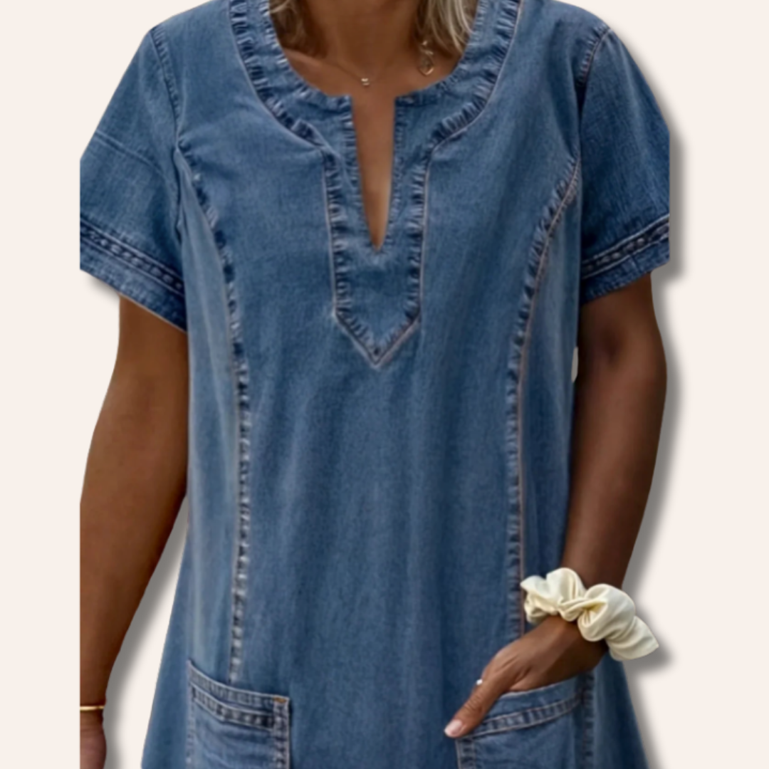 Tess | Soft Denim Dress
