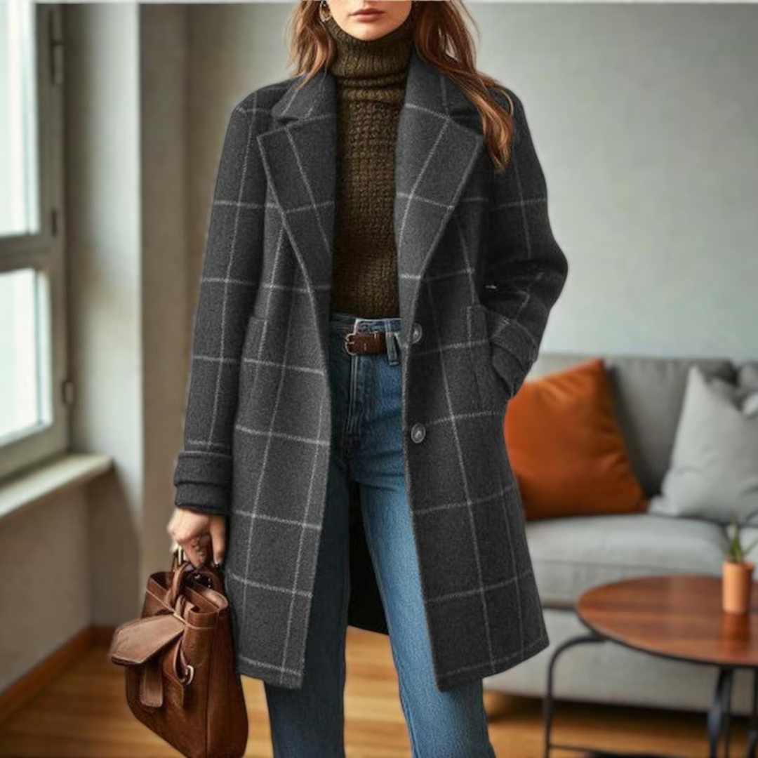 Catherine | Heritage Plaid Tweed Coat