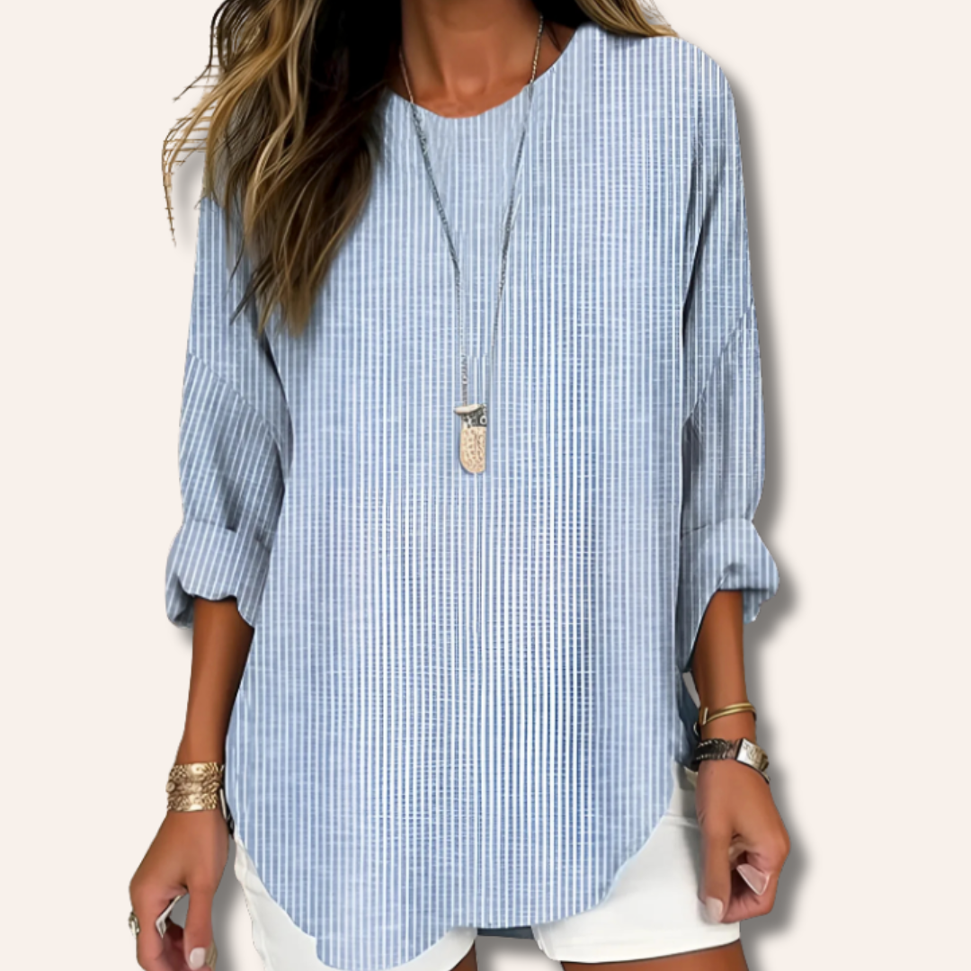 Karen | Trendy Striped Blouse