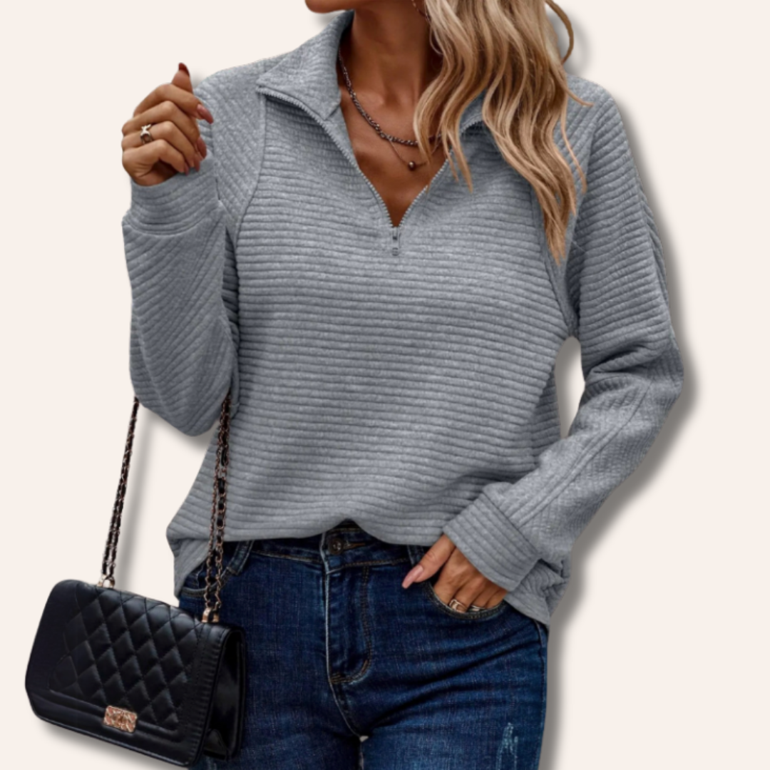 Maeve | Half-Zip Detailed Pullover