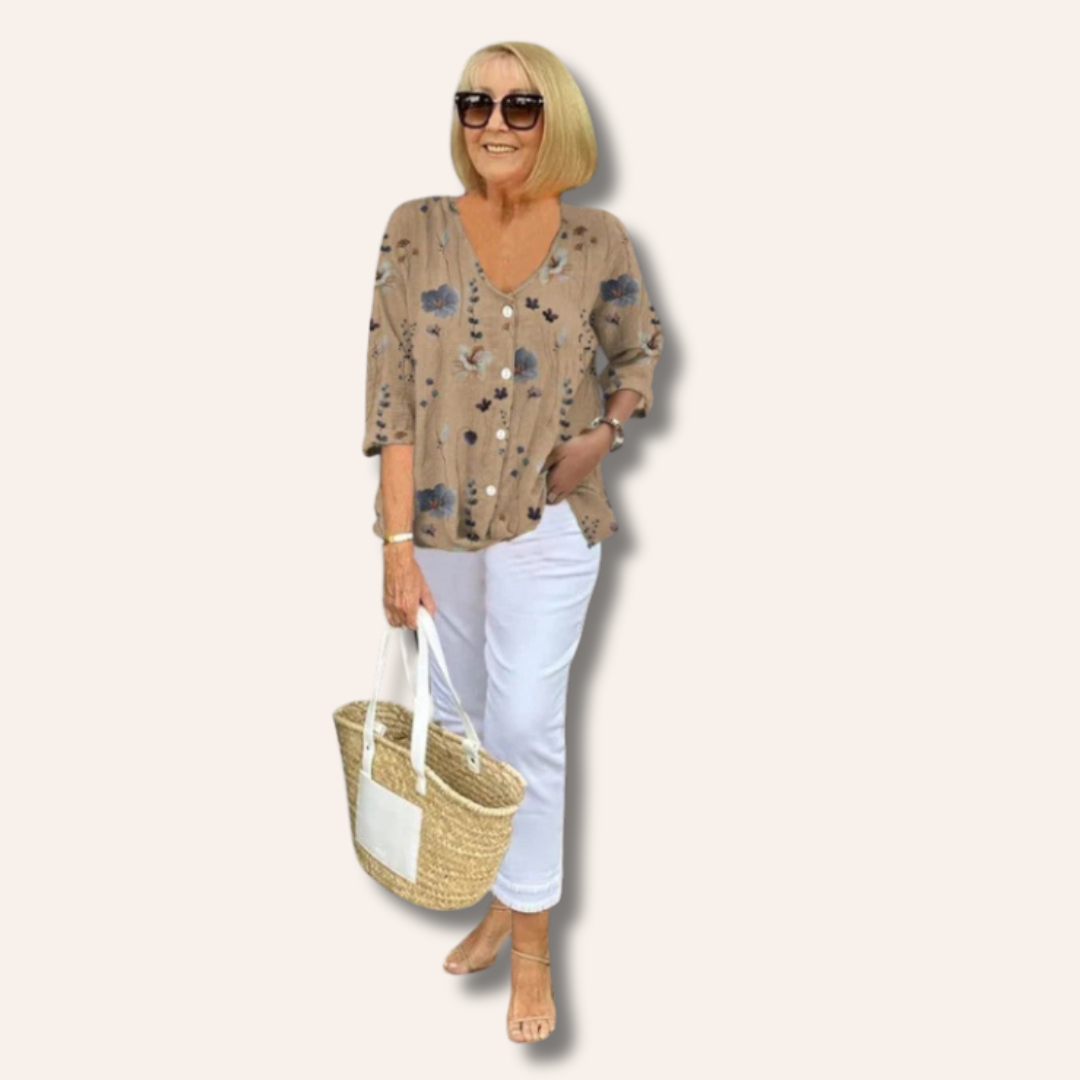 Lilou | Bloom Button Blouse