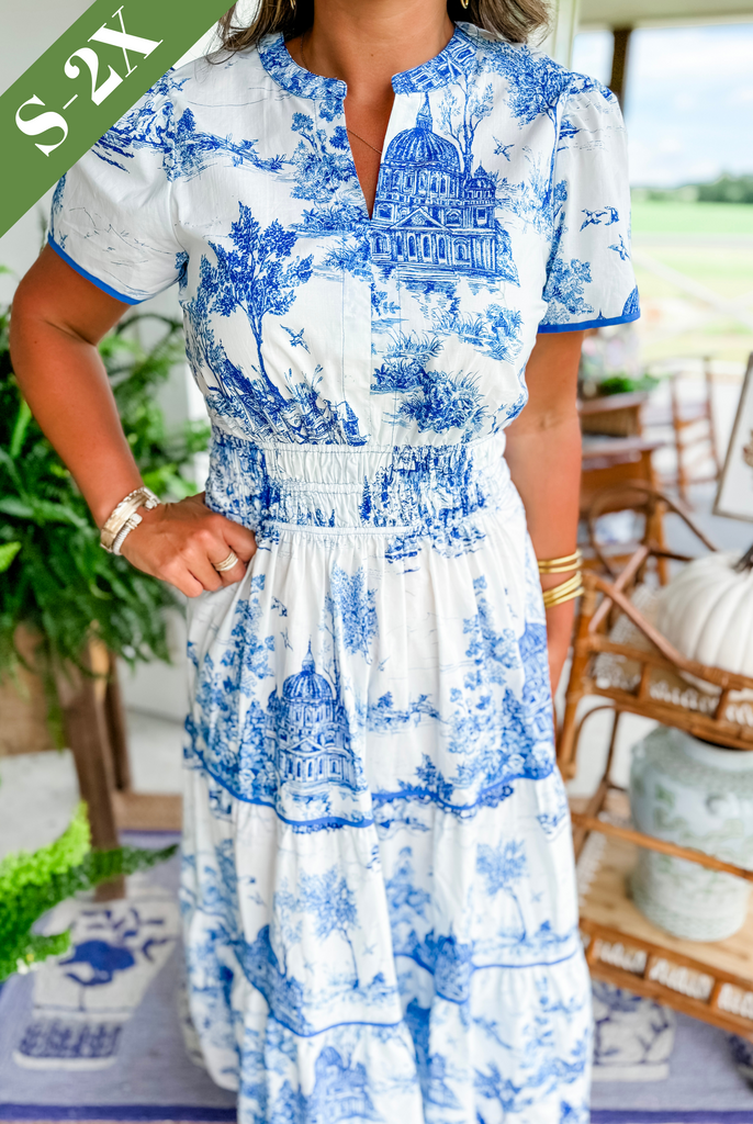 Tammy | Classic Toile Maxi