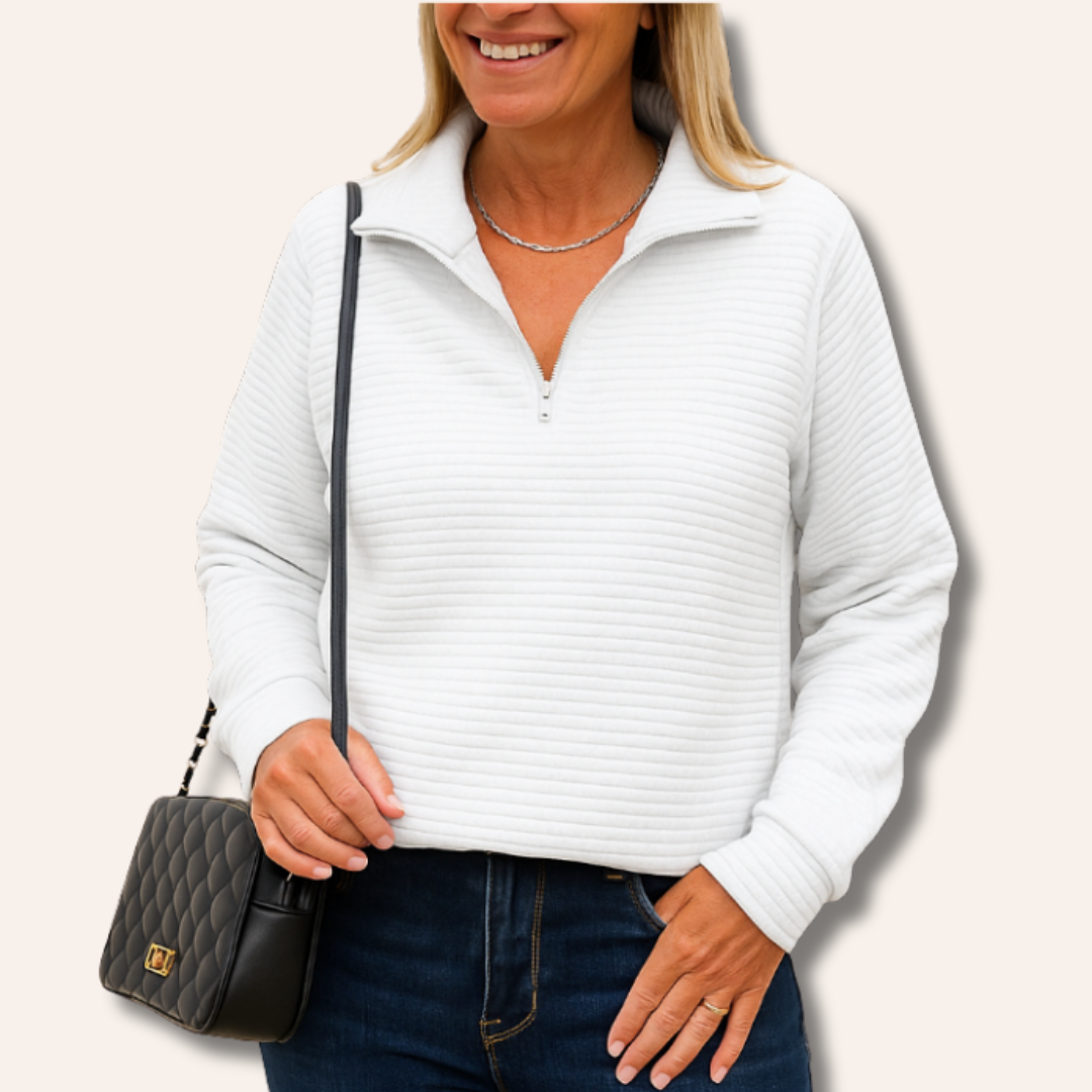 Maeve | Half-Zip Detailed Pullover