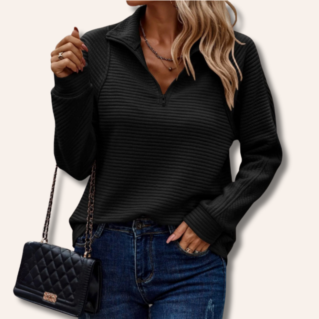 Maeve | Half-Zip Detailed Pullover