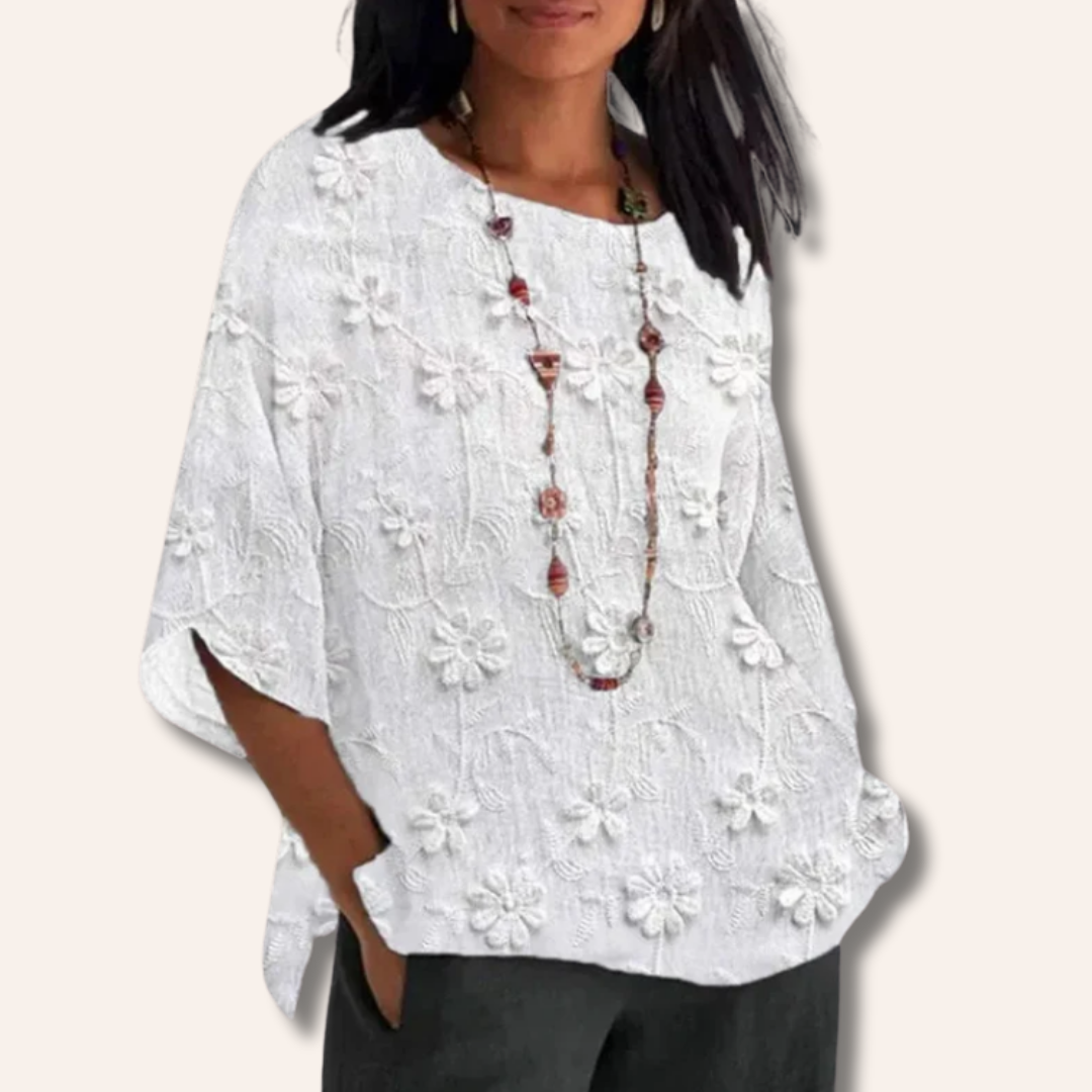 Bella | Vintage Printed Top