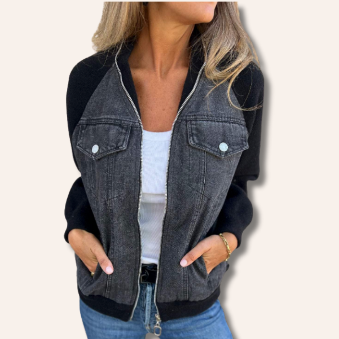 Eloise | Casual Half-Denim Jacket