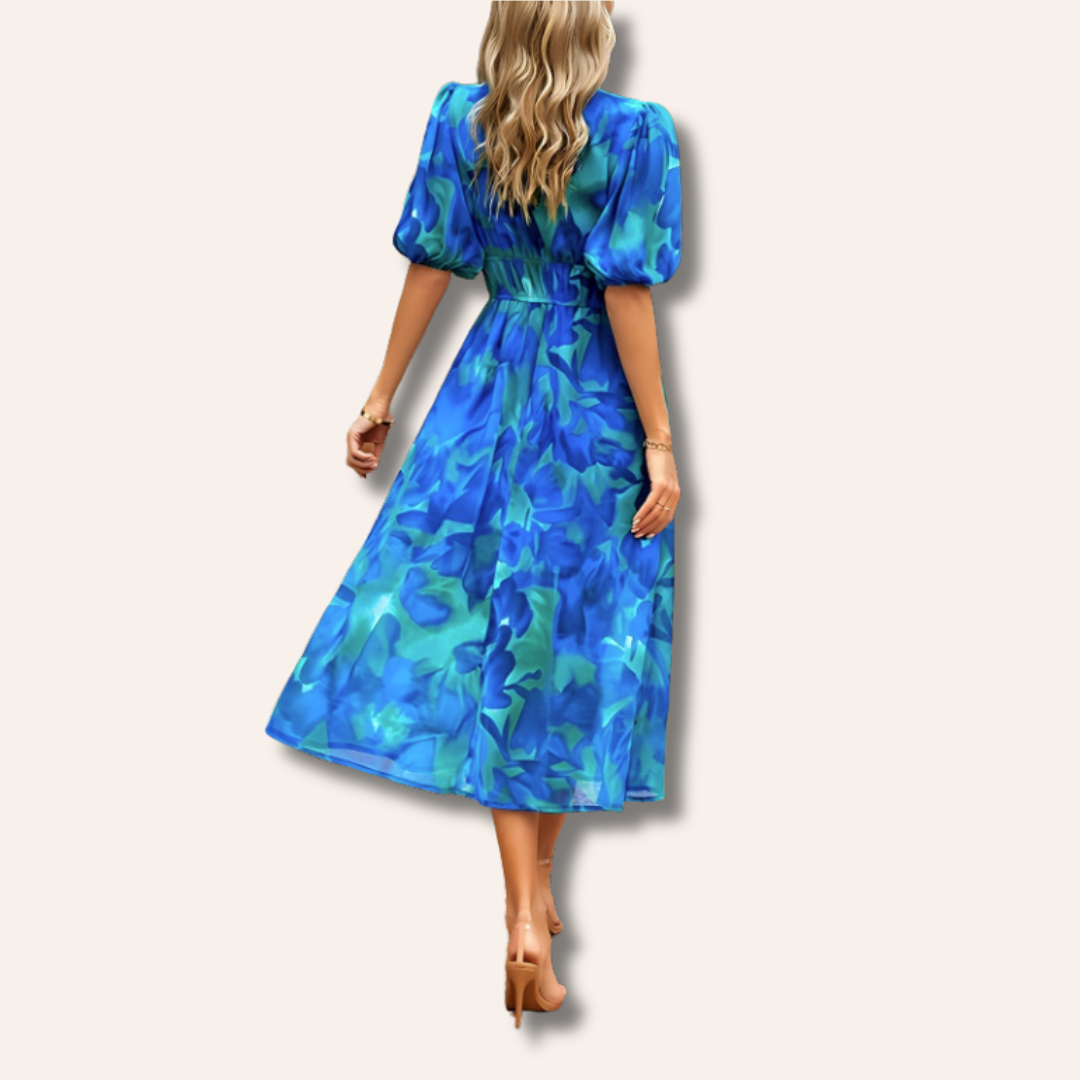 Jenna | V-neck Midi Dress