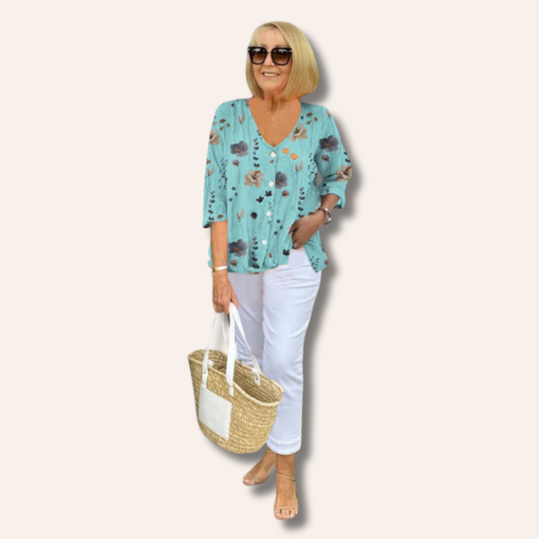 Lilou | Bloom Button Blouse