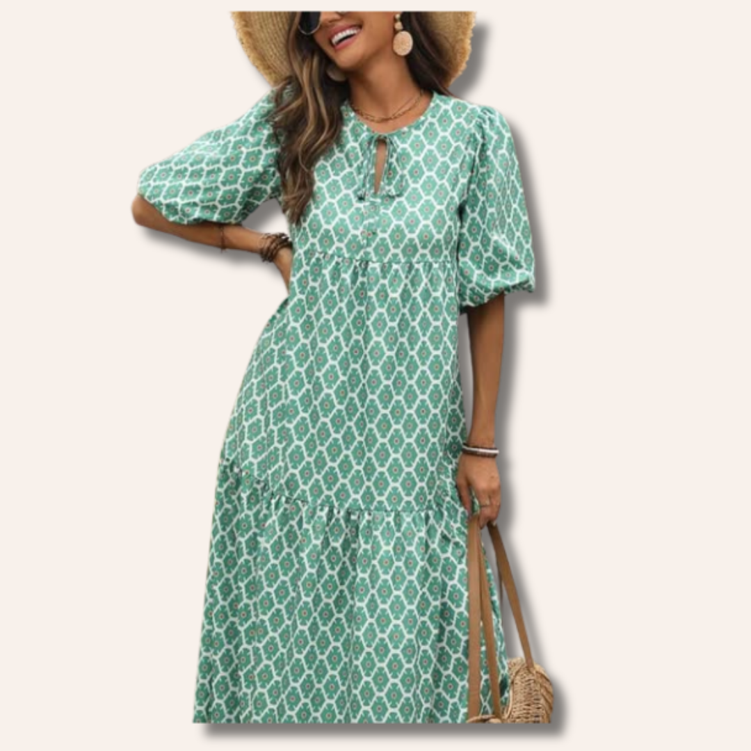 Megan | Graceful Bloom Maxi Dress