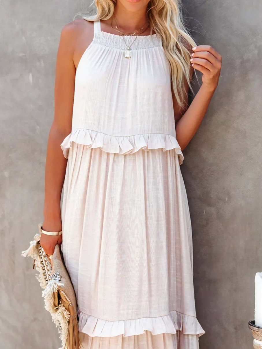 Naomi | Ruffle Breeze Maxi Dress